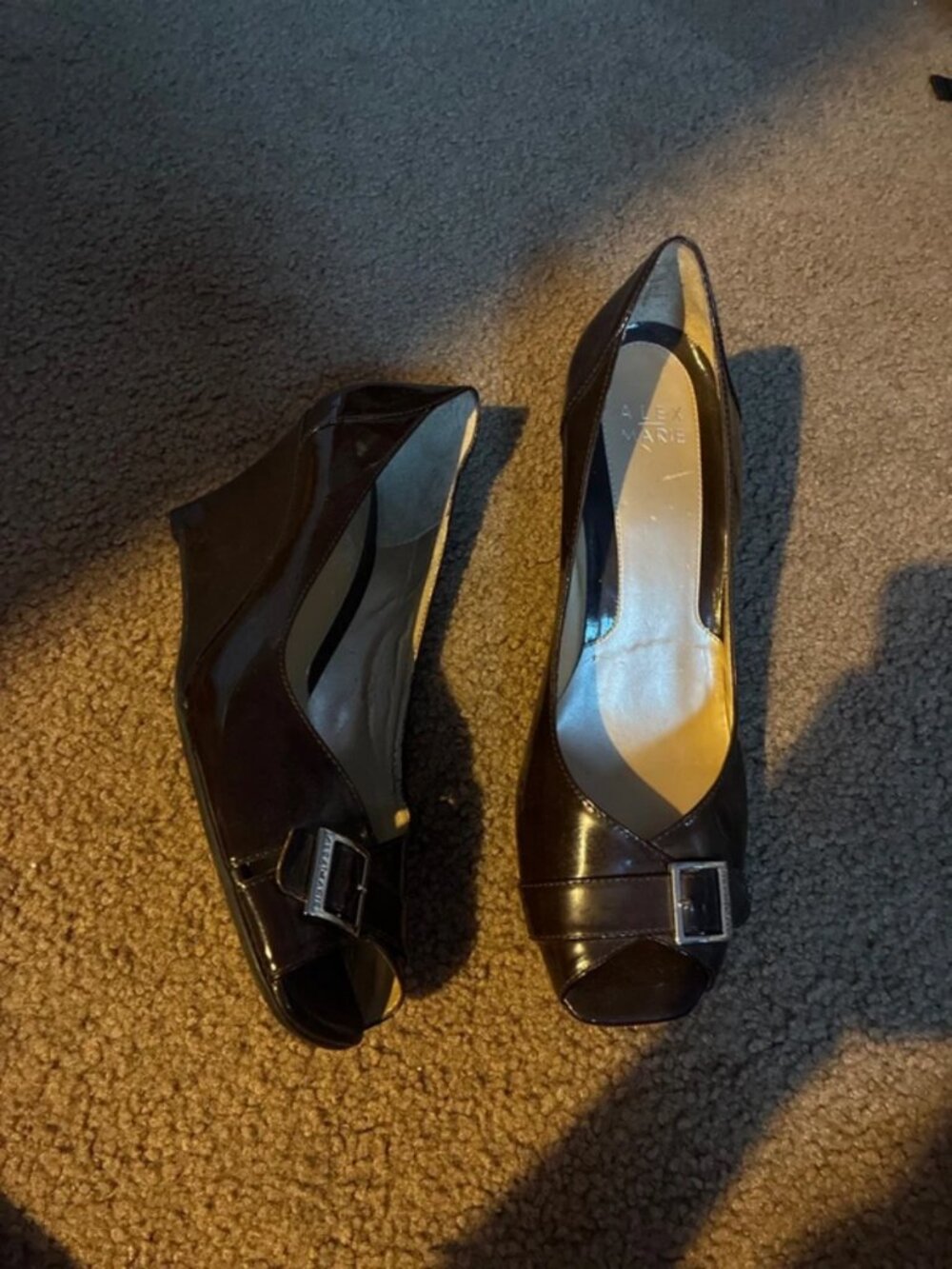 Open toe heels